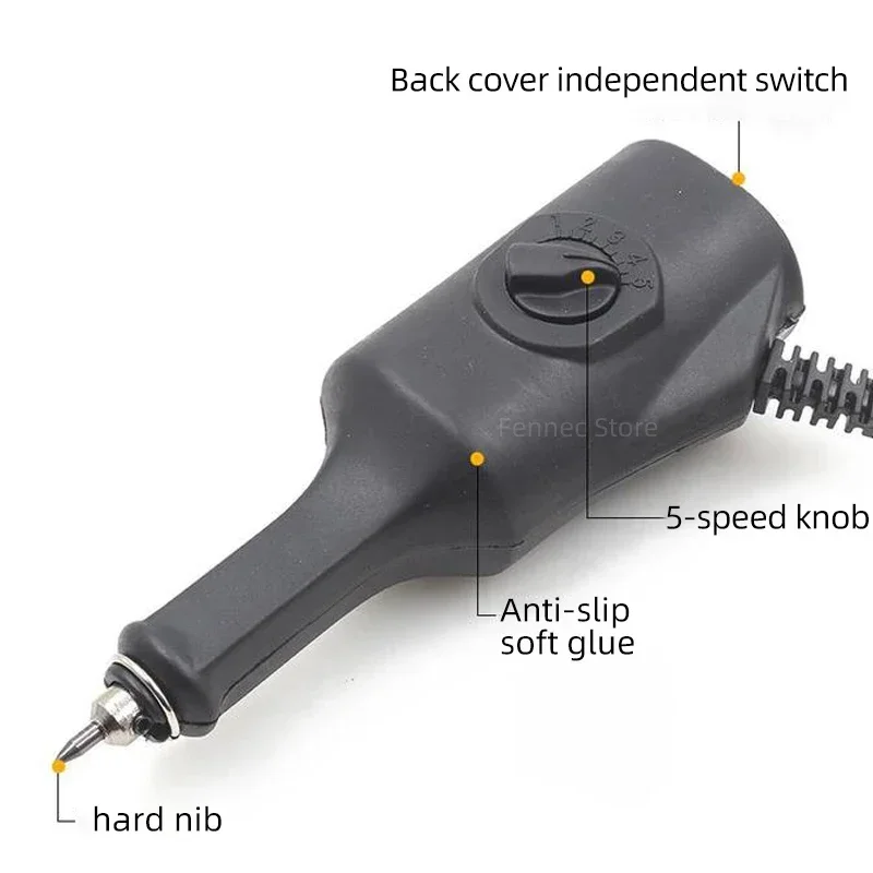 EU 220V Electric Engraver Jewelry Carving Pen Lettering Pen for Plotter Machine Wood Small Metal Woodmaking Depth Carving Tool