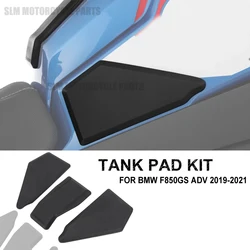 NOWOŚĆ DLA BMW F850GS Adventure ADV F 850 GS Motocyklowa nakładka na zbiornik Antypoślizgowe naklejki ochronne na zbiornik SIDE TANK PADS Traction Pad