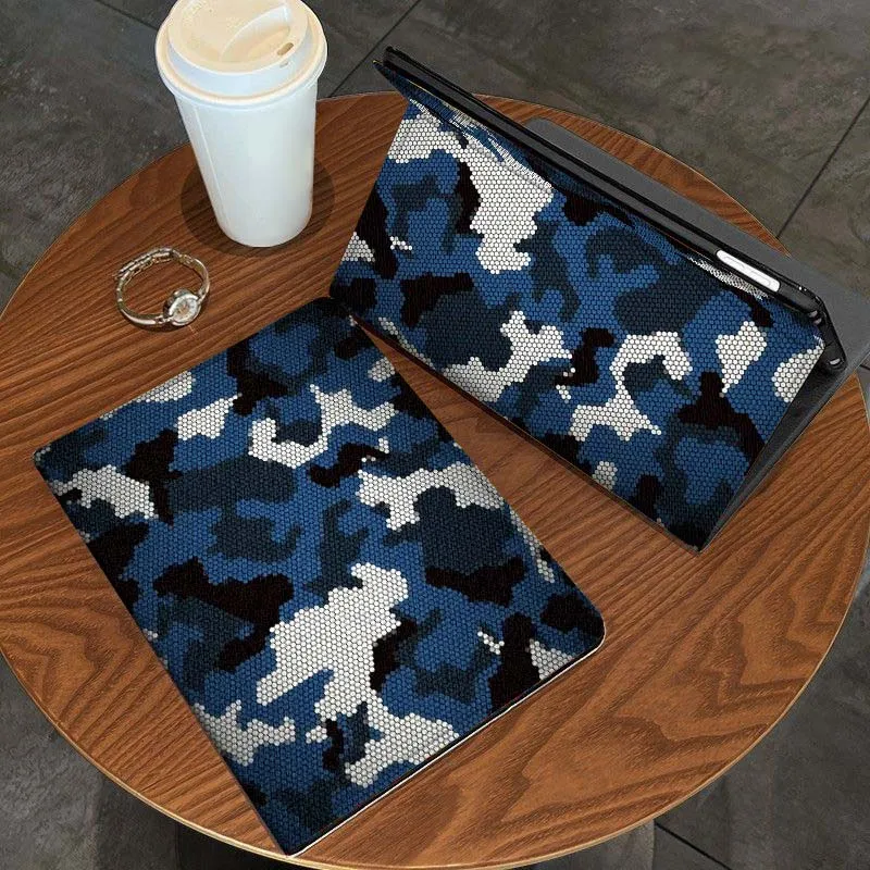 

Camouflage style pattern For iPad Pro Air Mini 1 2 3 4 5 6 7 7th 8th 9th 10th 11th 10.2 9.7 10.5 10.9 11 12.9 Tablet Case