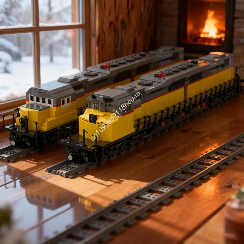 

1607 шт. MOC Legacy Train RC Тренированная модель Строительные блоки Строительные рождественские подарки Сборная игрушка DIY Идея Кирпич Дети День рождения