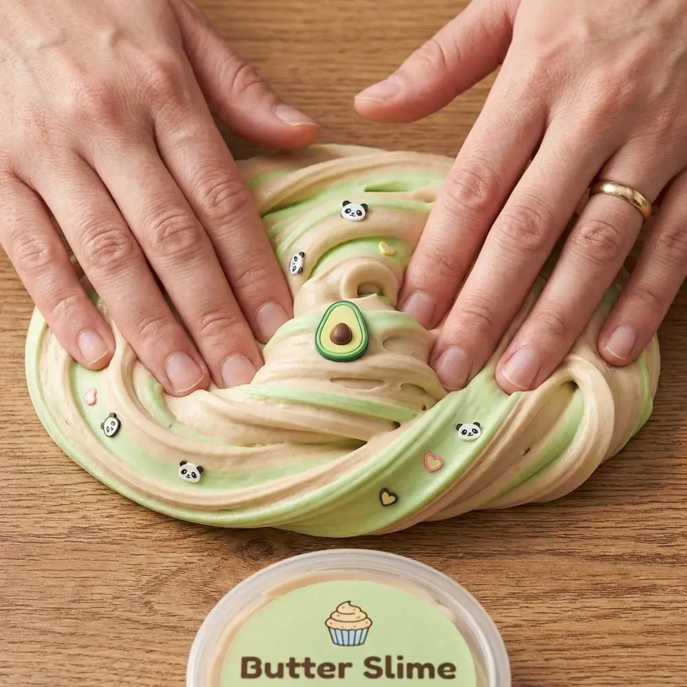 Cute Creative Cultivation Butter Fluffy Slime Kit Safe Hands-on Ability Crystal Slime Panda Non-toxic Slime Crystal Puree Gift