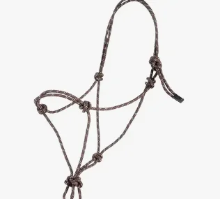 مقود حصان من النايلون المنقوش مع حلقة أنف مبطنة ومقود ناعم #2