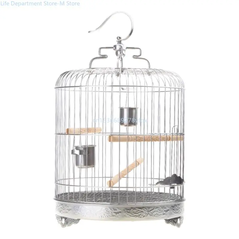 

Small Stainless Steel Bird Cage Rust Resistant Metal Carriers for Conures