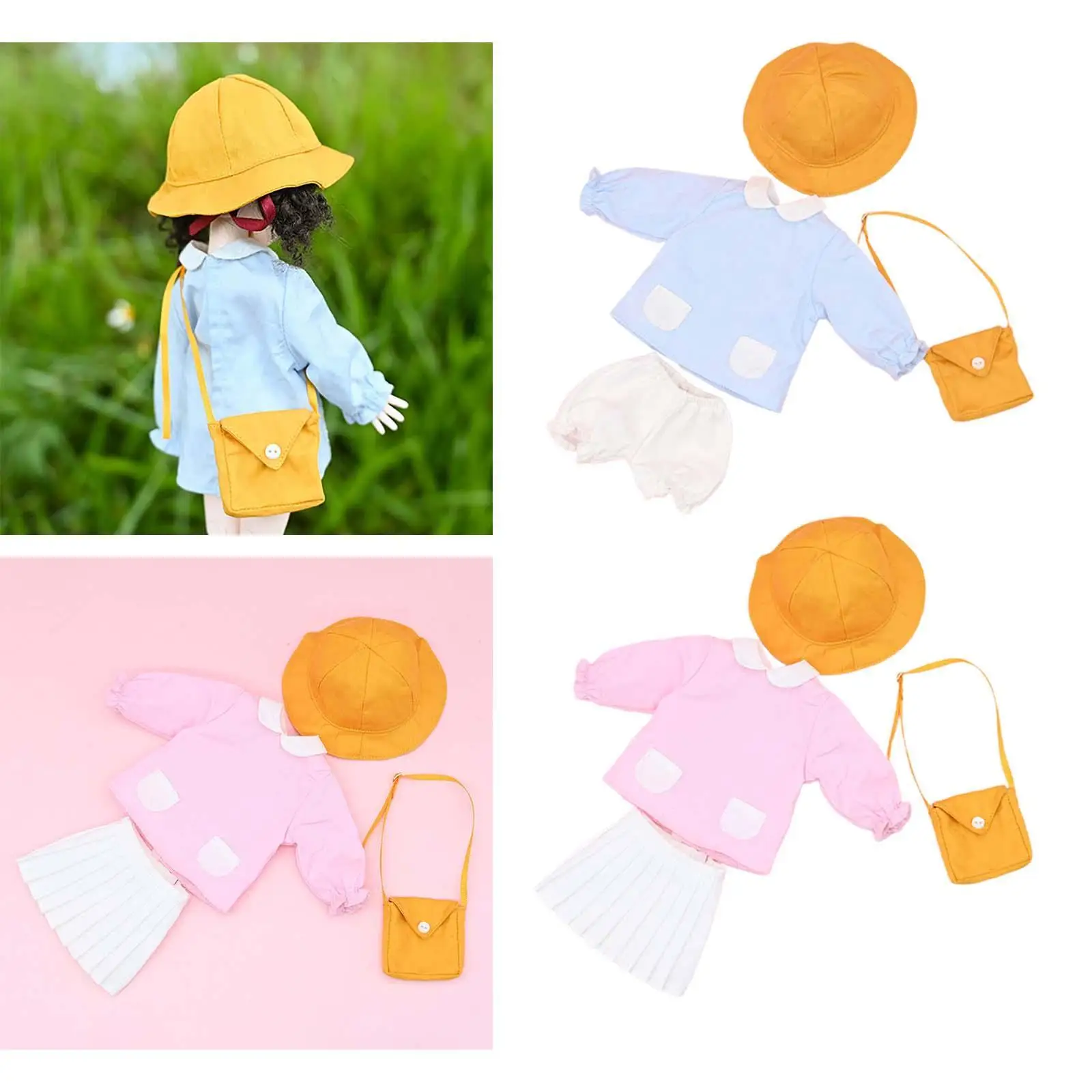 1/6 bjd Puppen Kleidung Set machen Sie Ihre eigenen Puppen Geschenke DIY Zubehör Cosplay so tun, als würden Sie Spielzeug Kostüm für bjd Puppen 30cm Puppen spielen