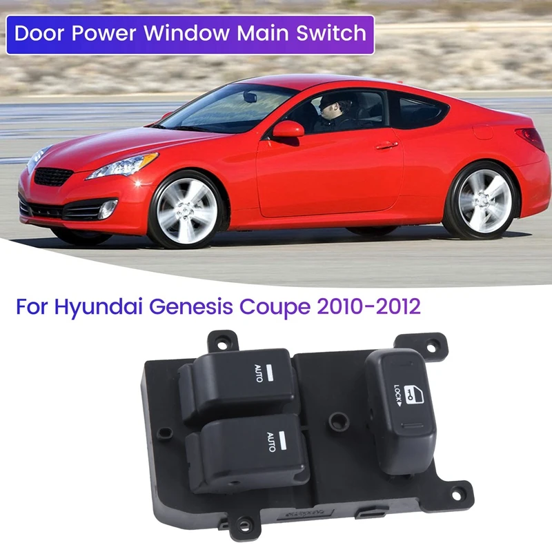 

93571-2M0009P Car Left Driver Door Power Window Main Switch For Hyundai Genesis Coupe 2010-2012 Replacement Parts