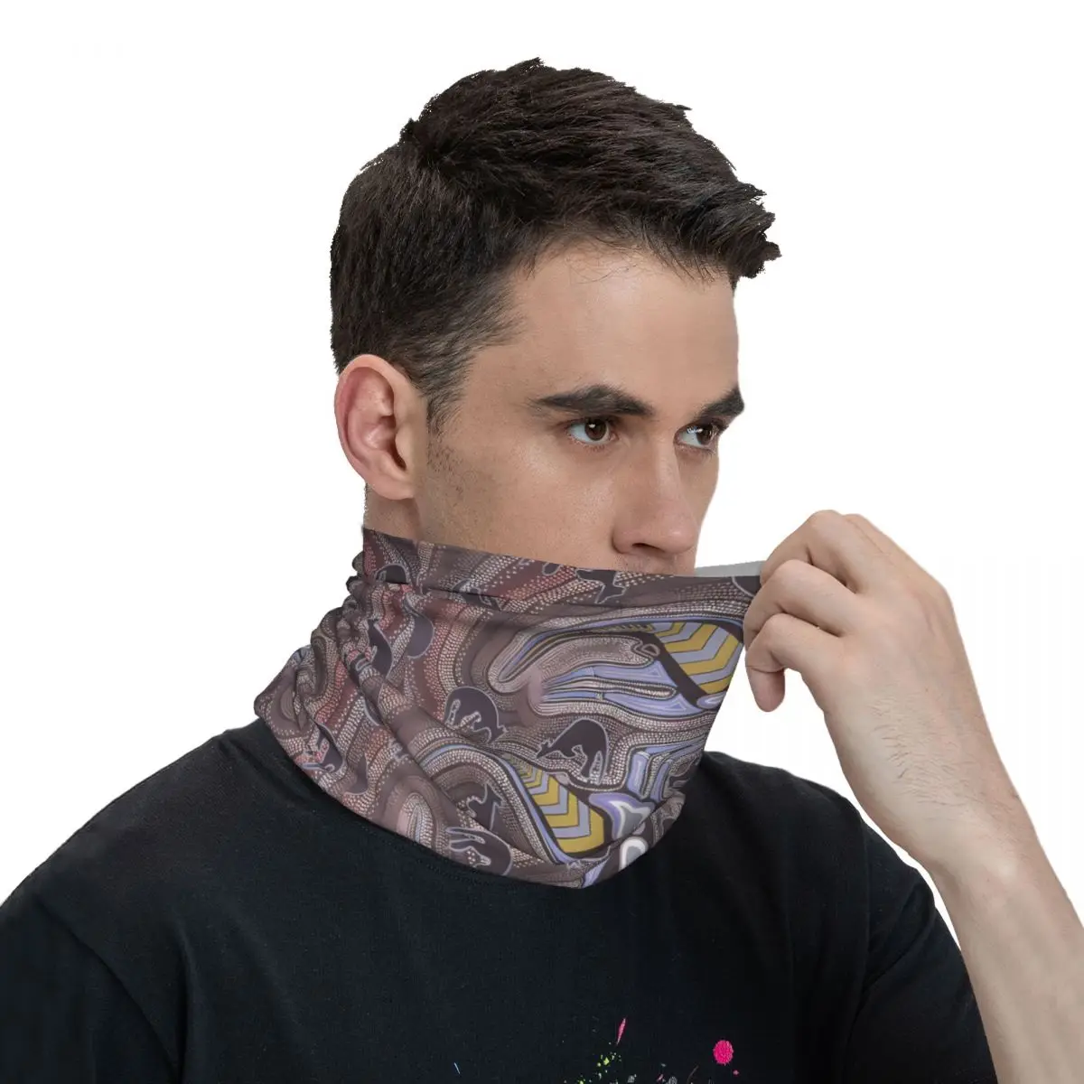 Kangaroo Scarf Neckerchief Neck Face Mask Polyester