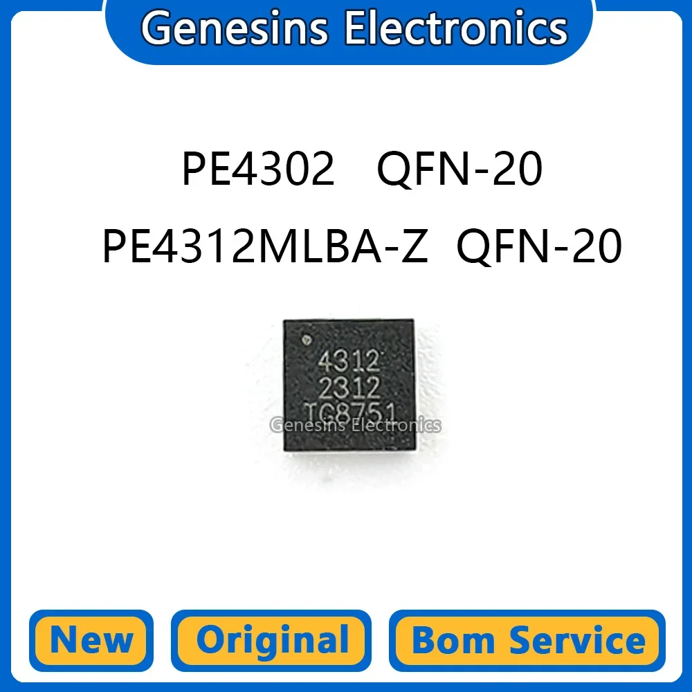 5PCS PE4302 PE4312MLBA-Z PE4312 QFN-20