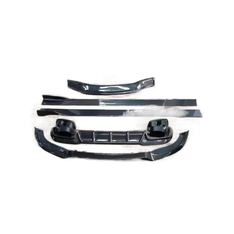 For Tesla Model 3 2017-2020 Premium Forged Carbon Front Bumper Lip Splitter Kit