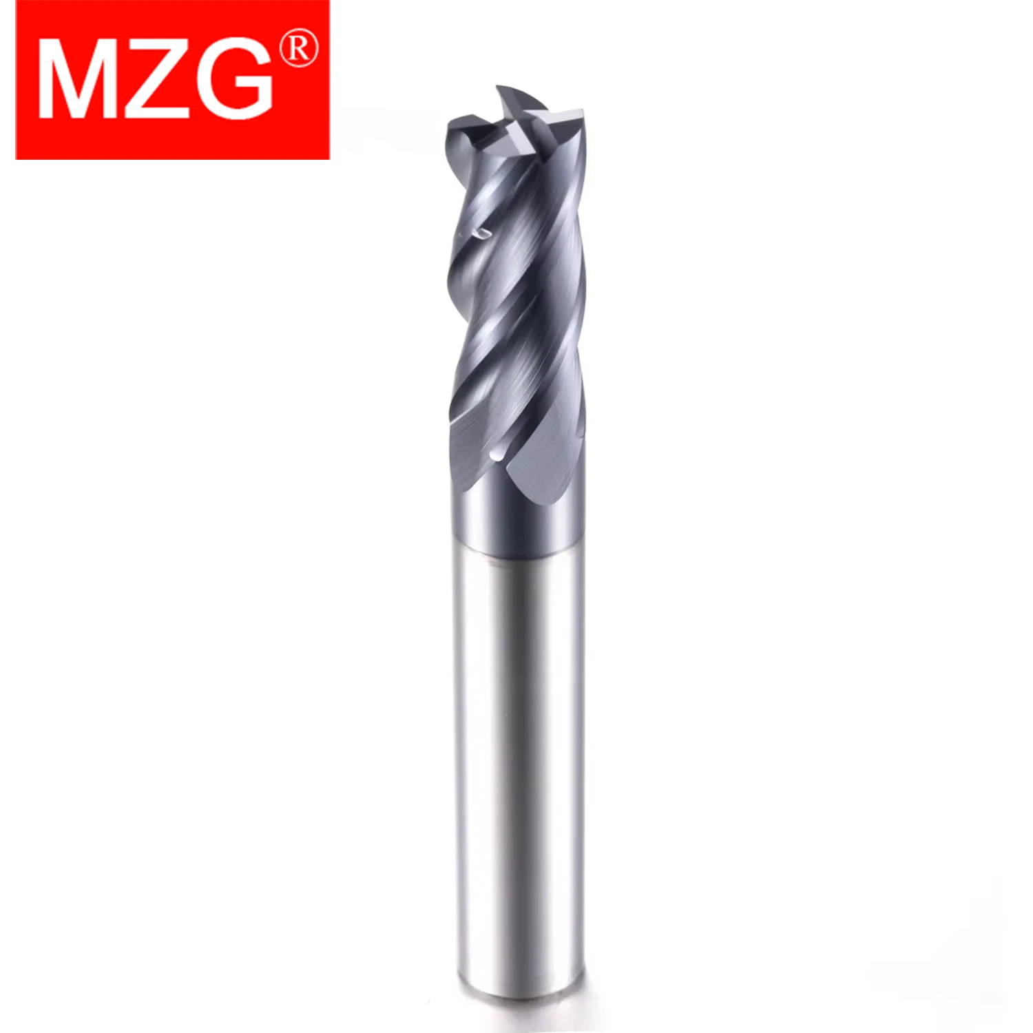 MZG 4-Schneidfräser HRC50 für 1 2 3 4 5 6 8 10 12 mm Hartmetall-CNC-Fräswerkzeug für Metall, Wolframstahl, CNC-Bearbeitung, Schaftfräser