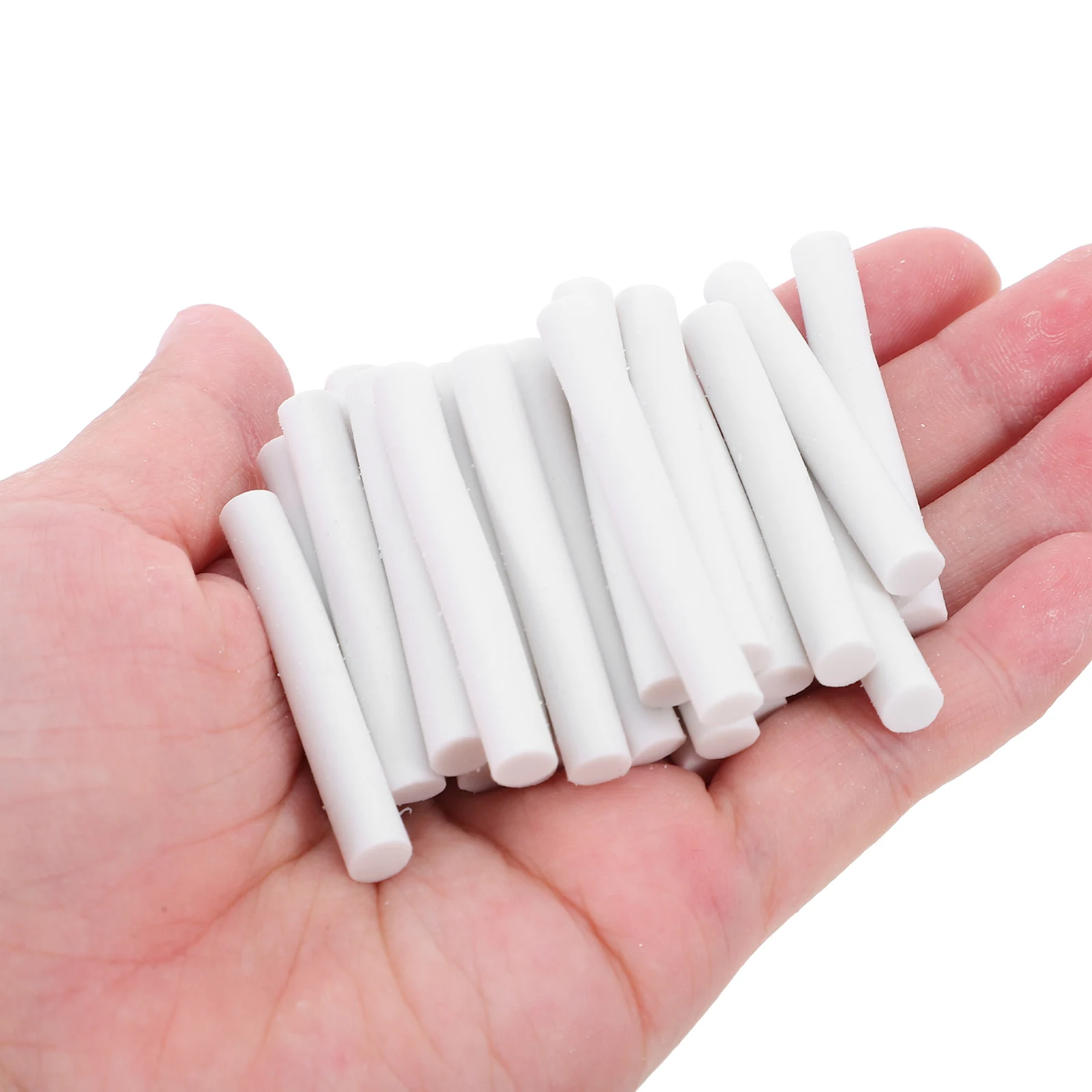 

200pcs Eternal Pencil Eraser Long Strip White Replacement For Mechanical Pencils Multi Function School Stationery Art Sketching