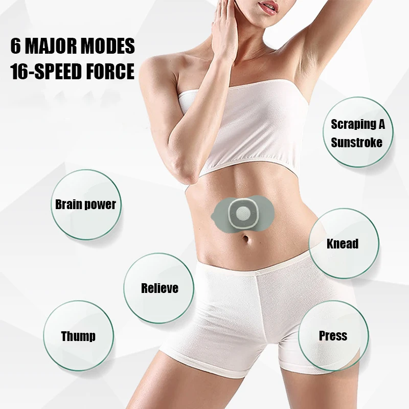 Mini Shoulder Neck Intelligent Massage Patch Electric Massager Pulse Therapy Acupressure Patch Stimulator Pain Relief Relaxatio