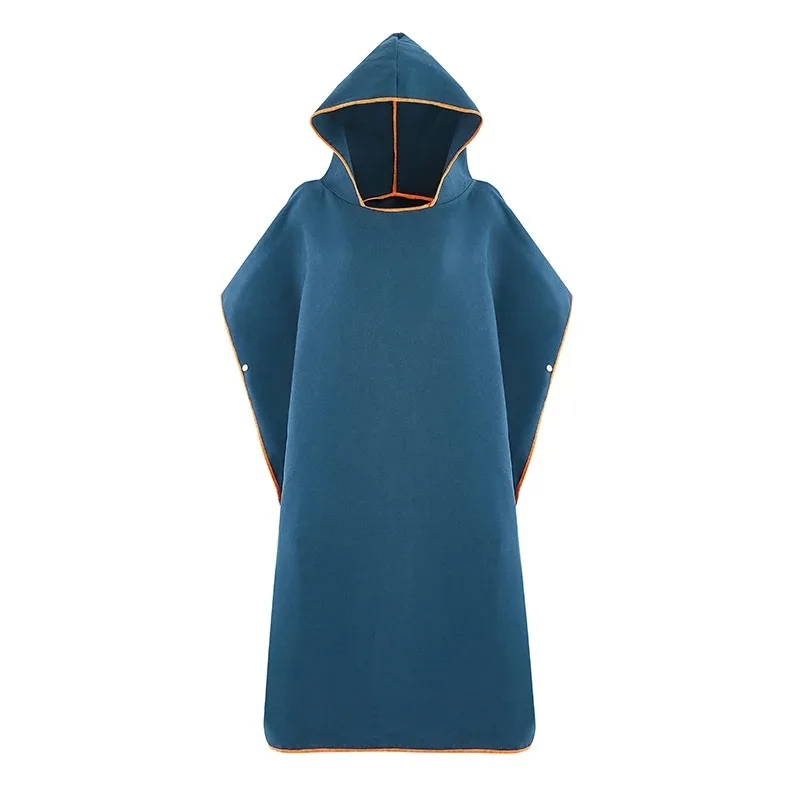Microfiber Hooded Towel for Swim Beach Travel Quick Dry Changing Robe Cape Bath Towel Bathrobe Surf Poncho Sauna Unisex