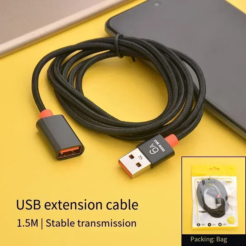 

Stable and Reliable USB 3 0 Extension Cable Flexible and Easy to Store Multiple Length Choices Modern Black Color