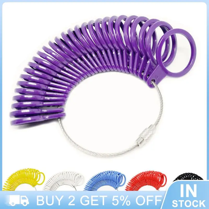 

Handy Ring Size Measurement Tool Convenient And Accurate Professional Jewelry Measurement Tool Wedding Rings Best-selling