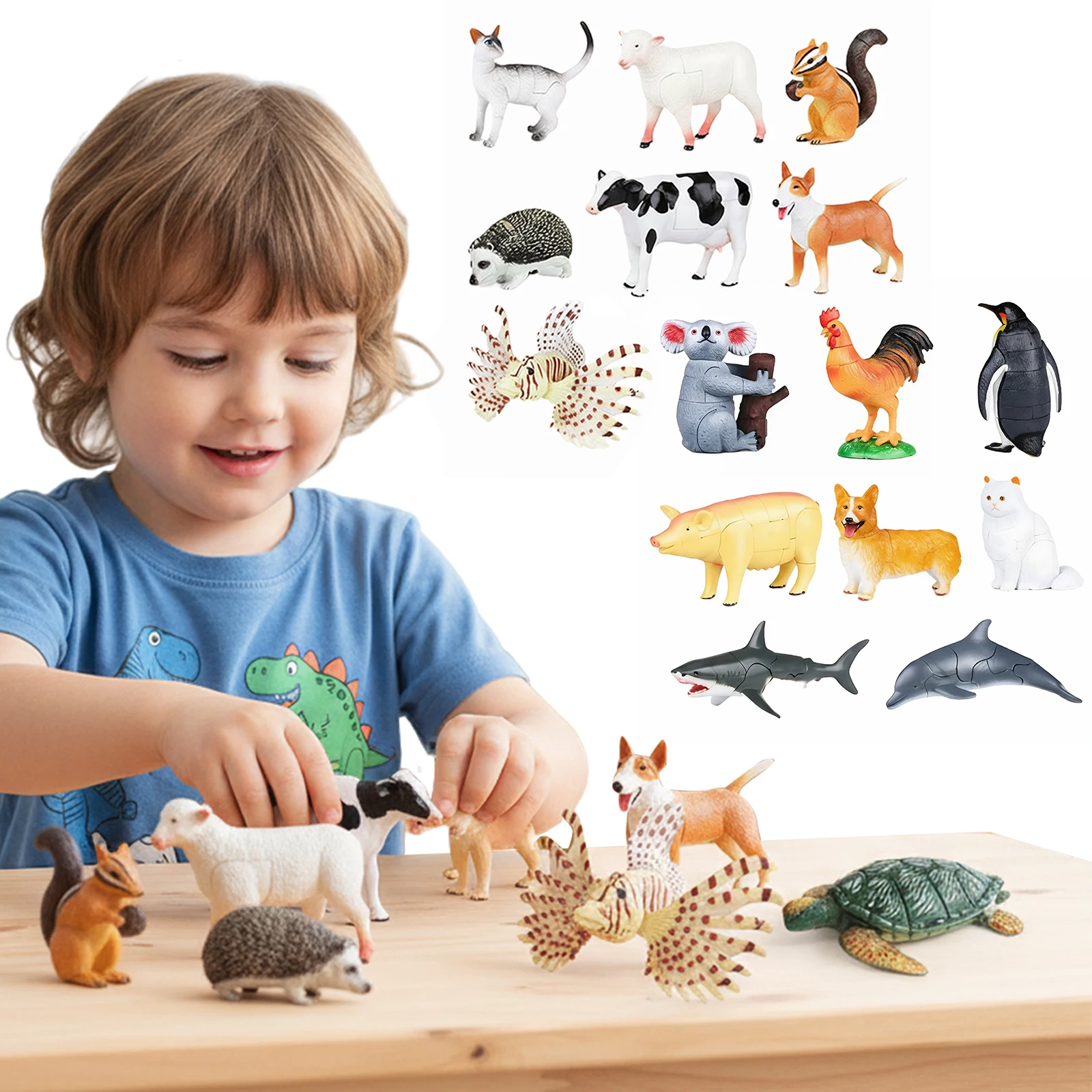 

Kids Insect & Animal Slot Assembly Set Toys DIY 3D Insect Puzzle Model Set Insect Assembly Animal Model Toys Kid Education Toy