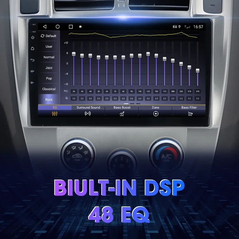 JMCQ 2Din Radio samochodowe dla Hyundai Tucson 2004-2013 Stereo multimedialny odtwarzacz wideo nawigacja GPS jednostka główna Carplay 4G Android 12