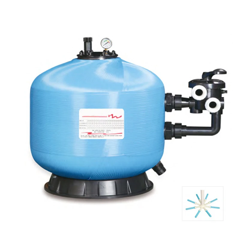 

Pool Equipment Filtration System Fiberglass Sand Filter Cleaner Side Mounted Filter Sand Filter For Above Ground Pools