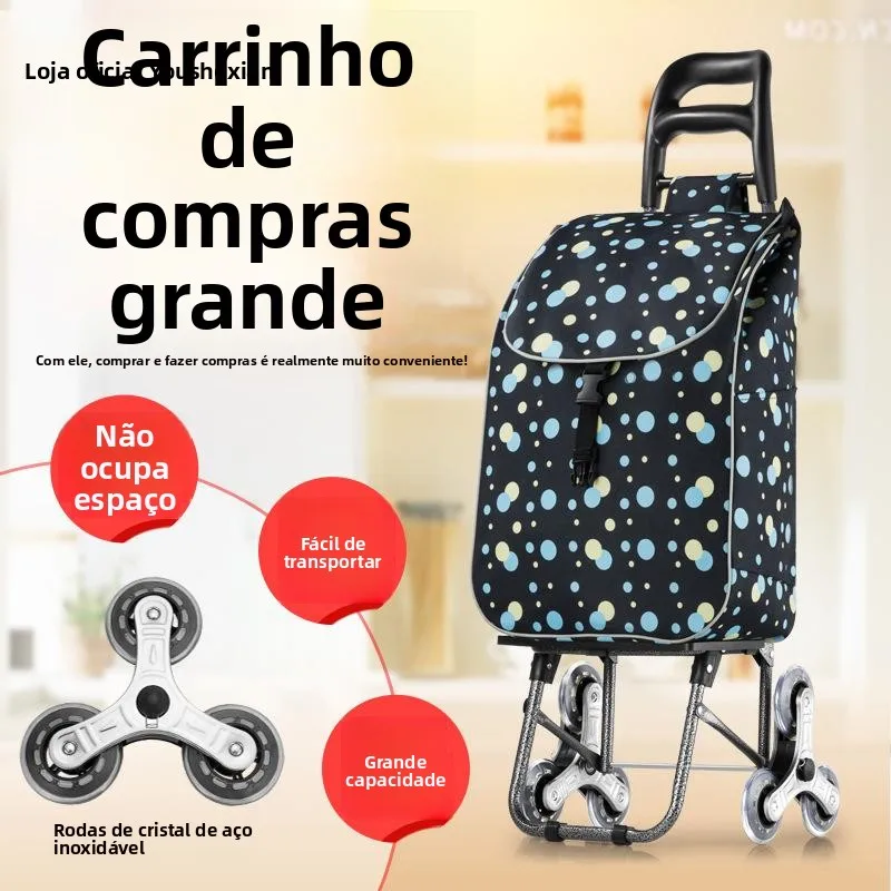 large-capacity-shopping-cart-stair-climbing-hand-pulling-shopping-cart-vegetable-buying-trolley-foldable-wheelbarrow