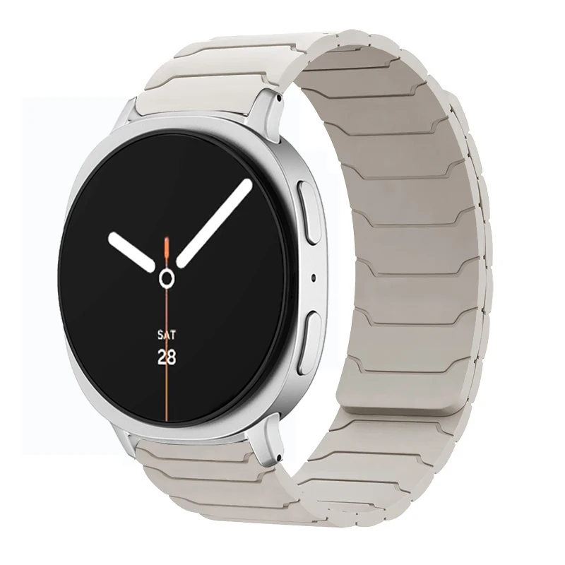 Silikon-Magnetarmband für Samsung Galaxy Watch Ultra 2026 47mm Armband für Galaxy 8 9 40mm 44mm 8Classic 46mm Sportarmband – Detail 7