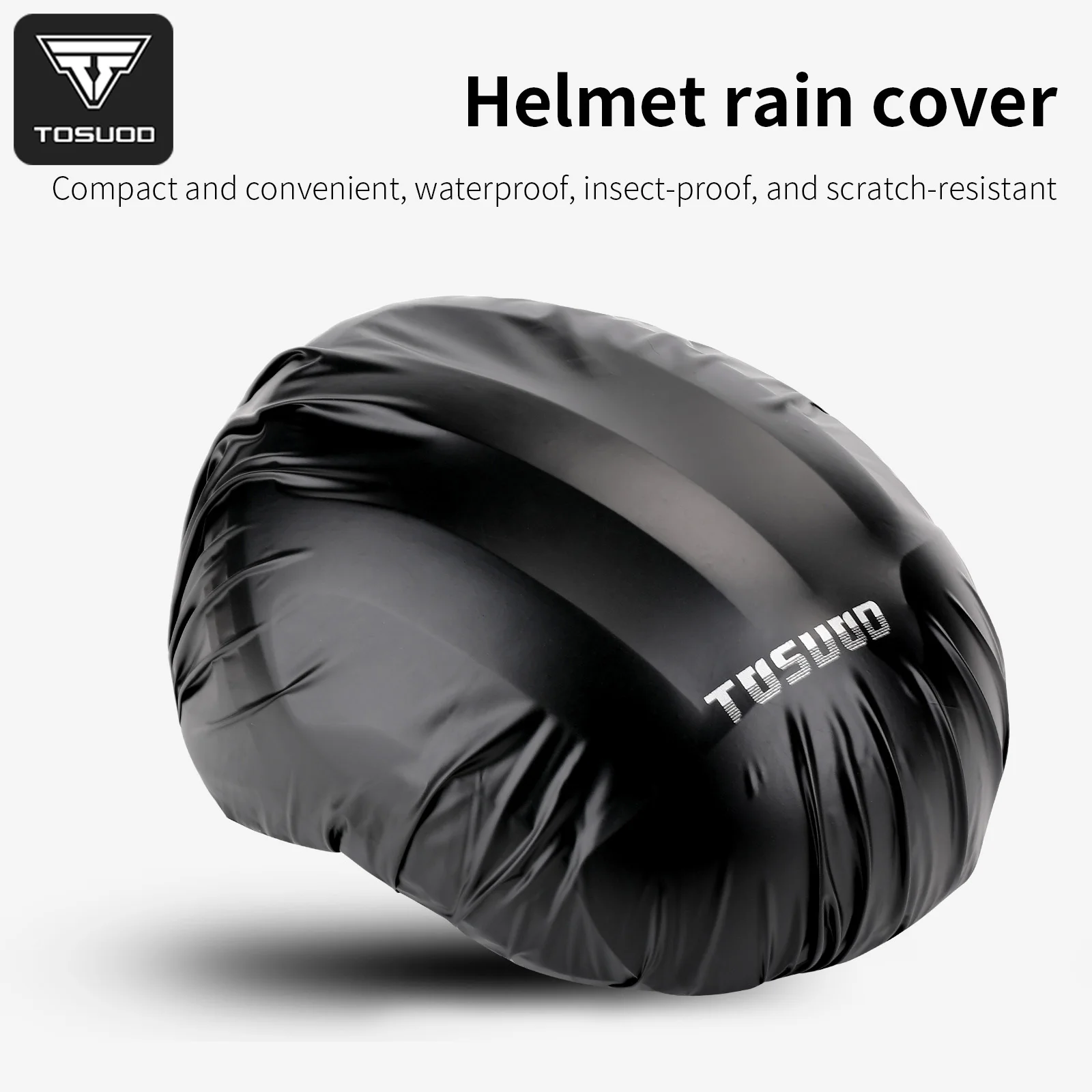 bike helmet rain cap Bicycle Covers Waterproof Cycling Helmet Cover Reflective which has high toughness Helmet Cap : 4 Steps