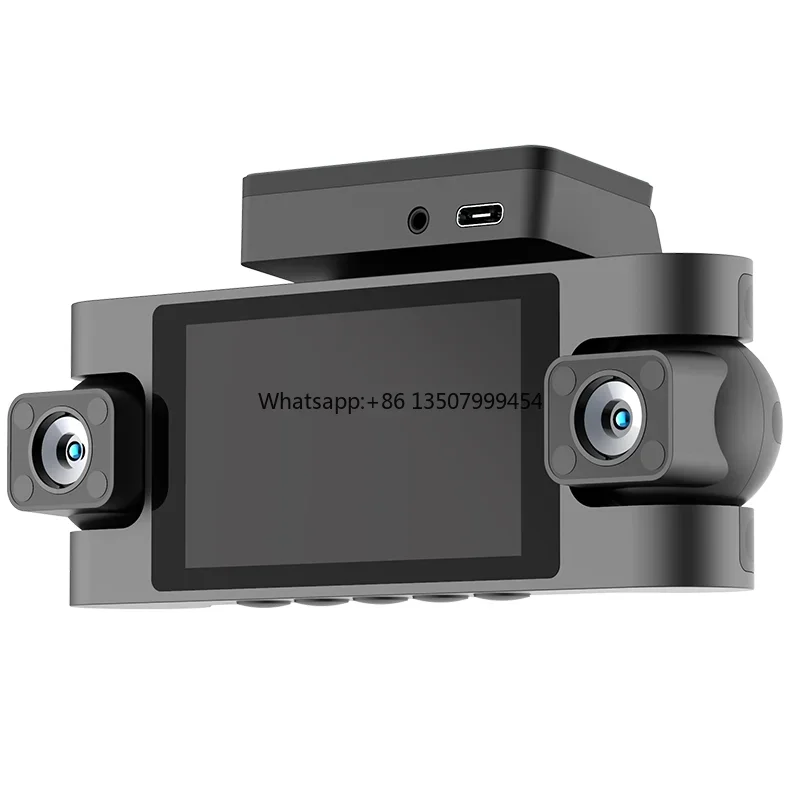 FHD 4 Channel Car Video Recorder with WIFI GPS 170 Wide Angle Car Camera Front  Real  Dash Cam  Left Camera Right Camera