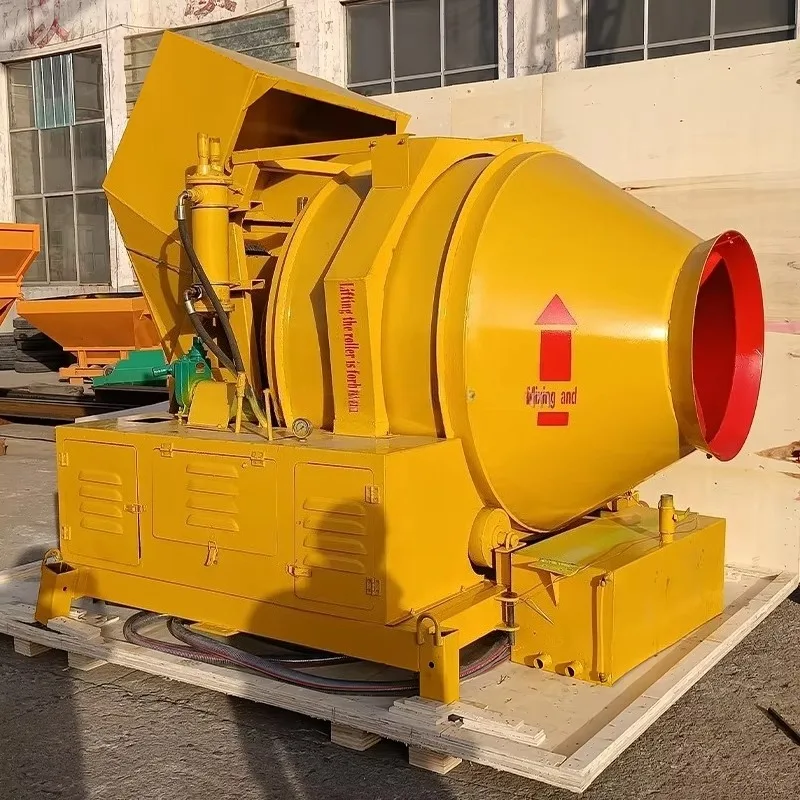 Small Scale Construction Concrete Mixer DHL Mobile Diesel 350L Cement Mixing Machine - The Industry Standard Mixer