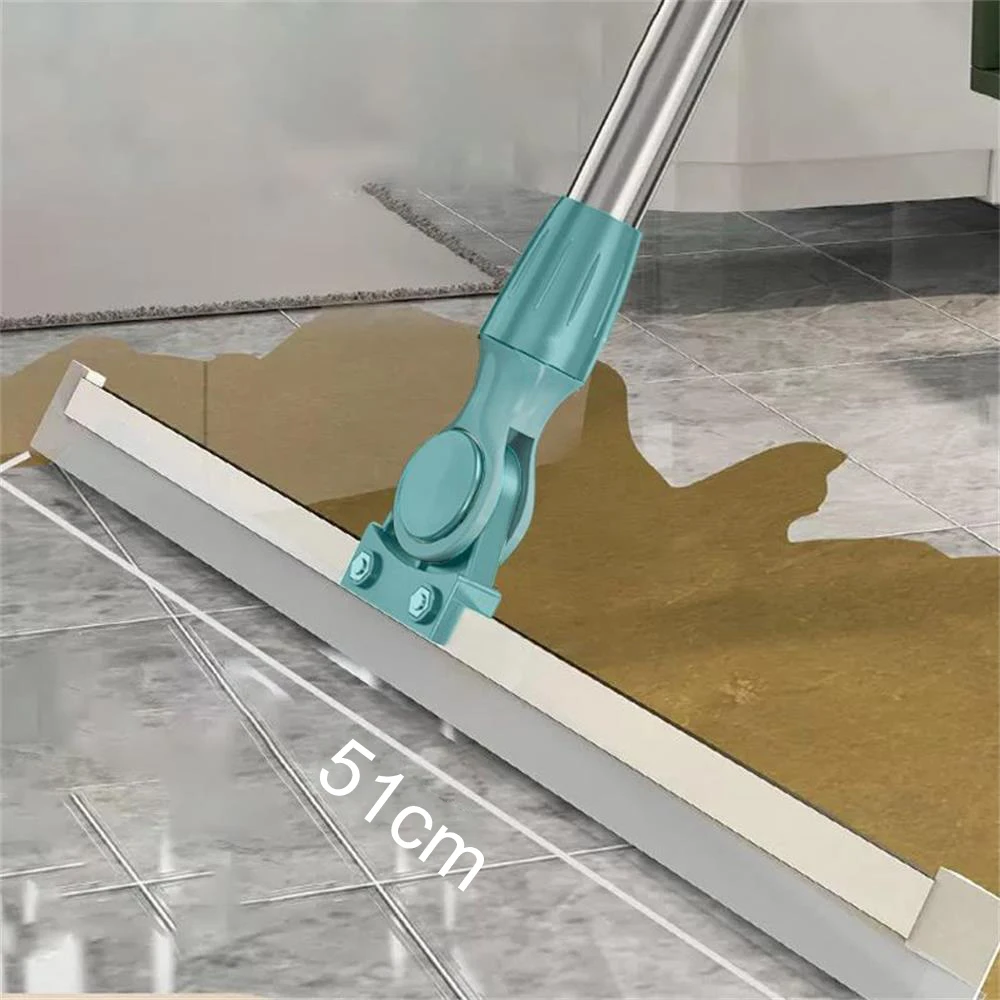 Large Area Toilet Bathroom Toilet Wiper Magic Broom Sweeping Silicone Artifact Ground Scraping Floor Cleaning Mop