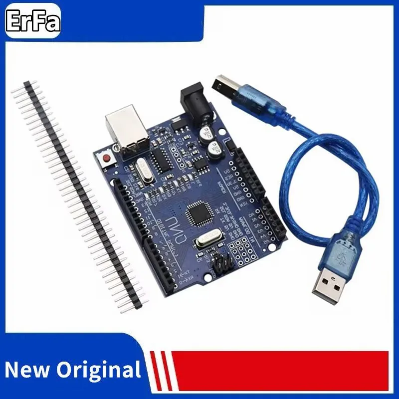 

UNO-R3 board UNO R3 CH340G+MEGA328P Chip 16Mhz For Arduino UNO R3 Development board+USB CABLE