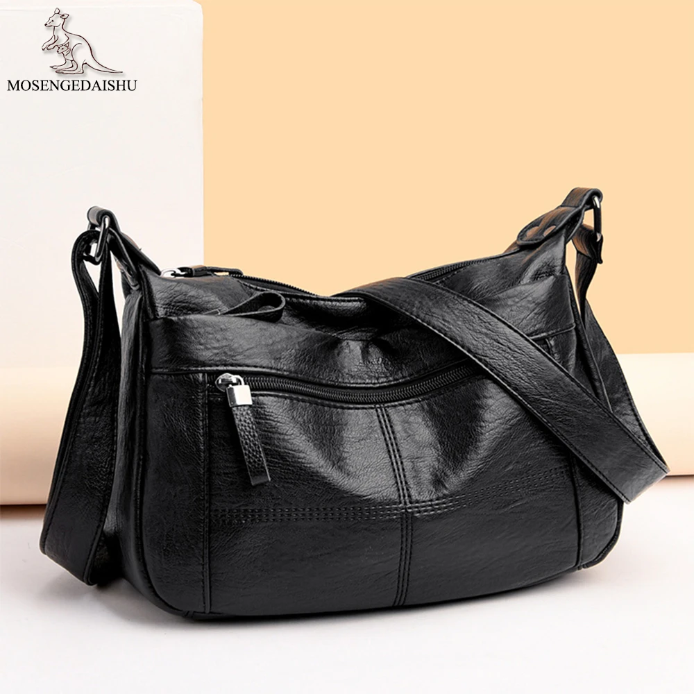 

Luxury Designer Solid Color High Quality Leather Ladies Shoulder Bag Fashion New Women Messenger Bags Mobile Phone Purse Bolsos