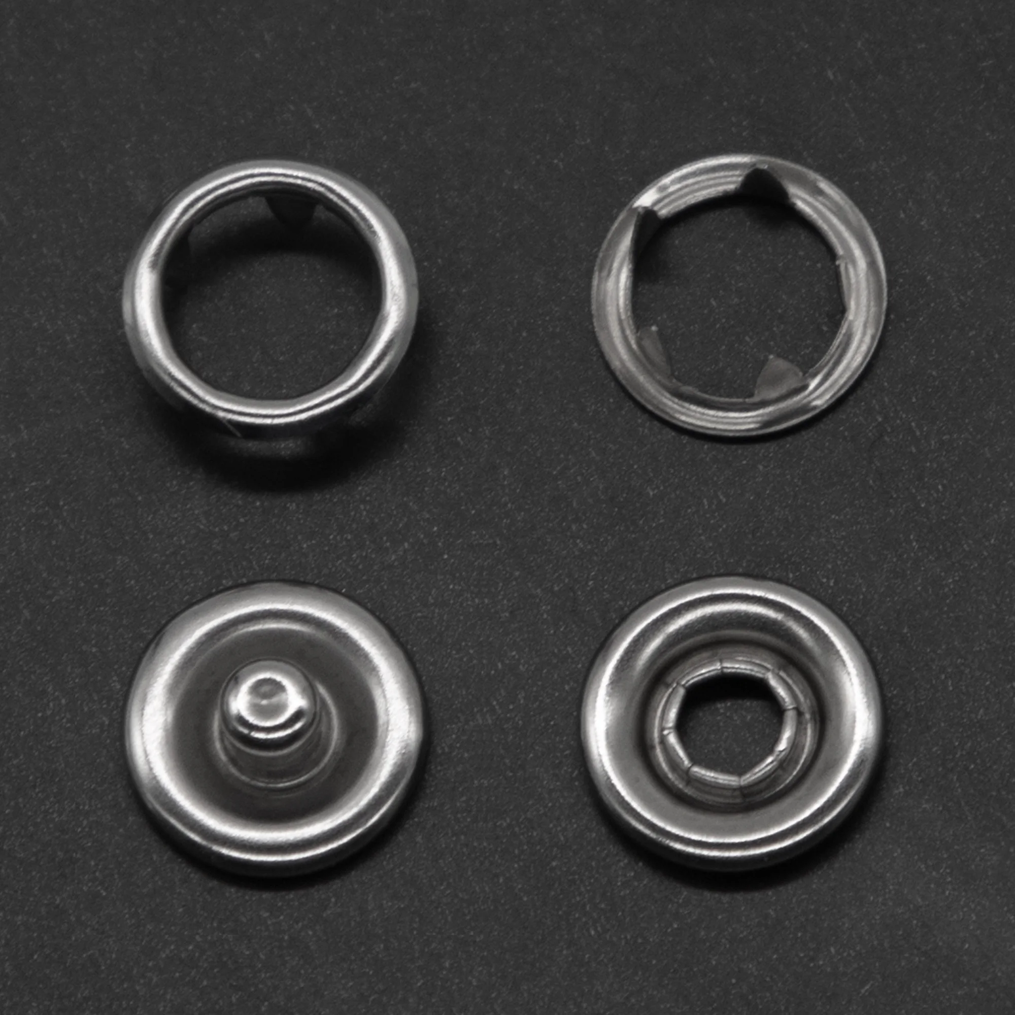 50 Sets Snap Fasteners Kit Tool, Metal Snap Buttons Rings with Fastener Pliers Press Tool Kit for Clothing Sewing