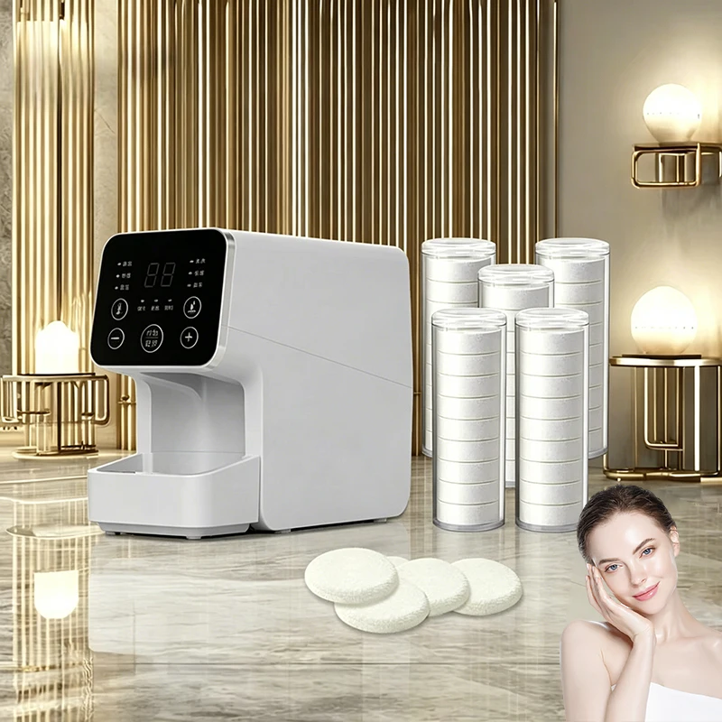 Disposable Compressed Towel Heater Automatic Warm Towel Machine 3-Level Control for   Salon Hotel Home Use