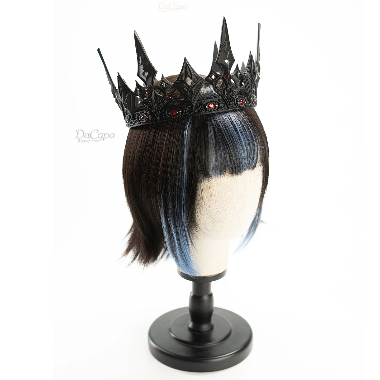 الحب والمساحة العميقة Moonfall Lightbringer تاج Xavier تأثيري الدعامة زوجين تيارا ملك الظلام تاج الرجال النساء الملحقات #4