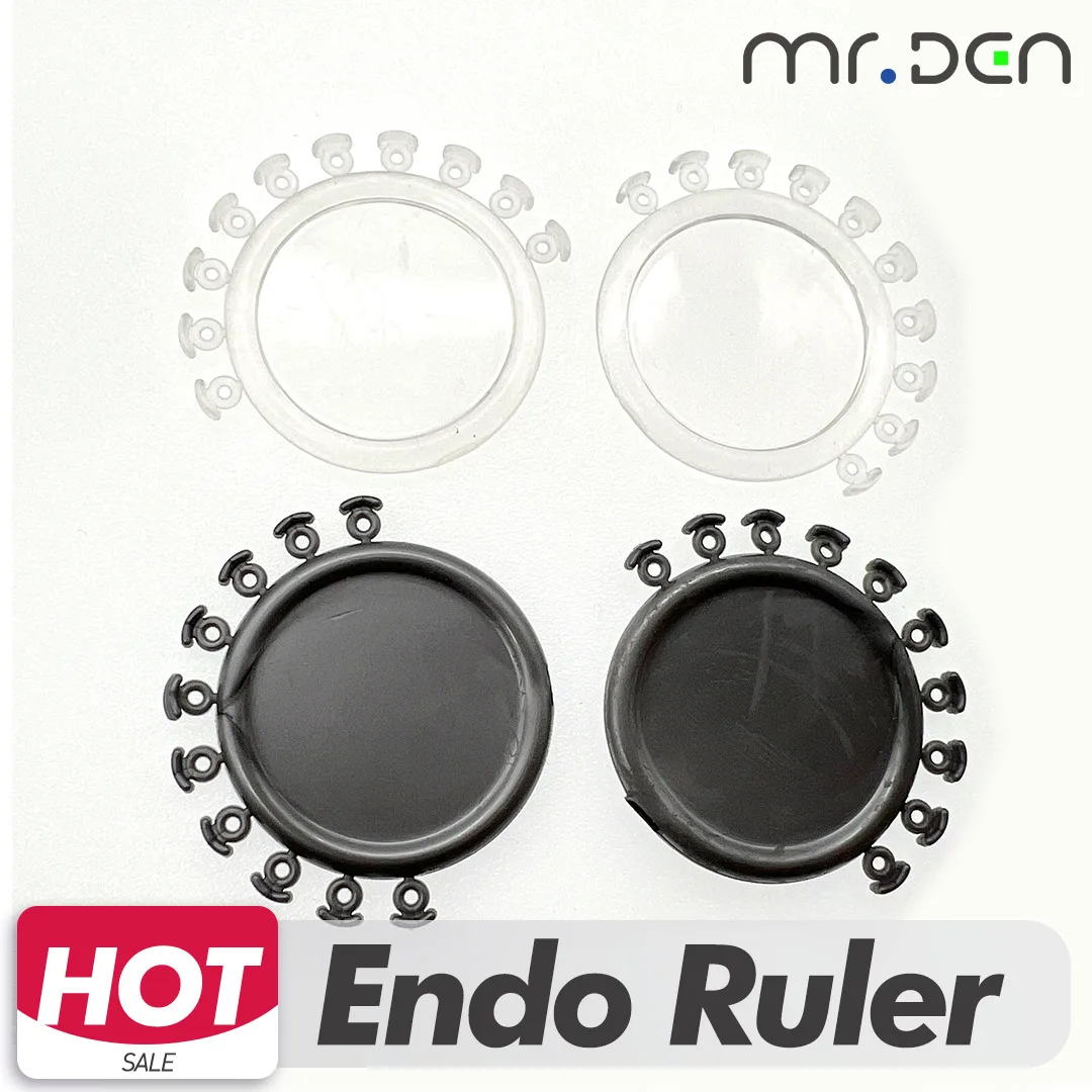 MR DEN Orthodontic Elastic Ligature Ties Round Ties for Braces Rubber Band Elastic O Ring Gray Transparent