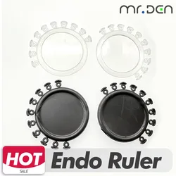 MR DEN Orthodontic Elastic Ligature Ties Round Ties for Braces Rubber Band Elastic O Ring Gray Transparent