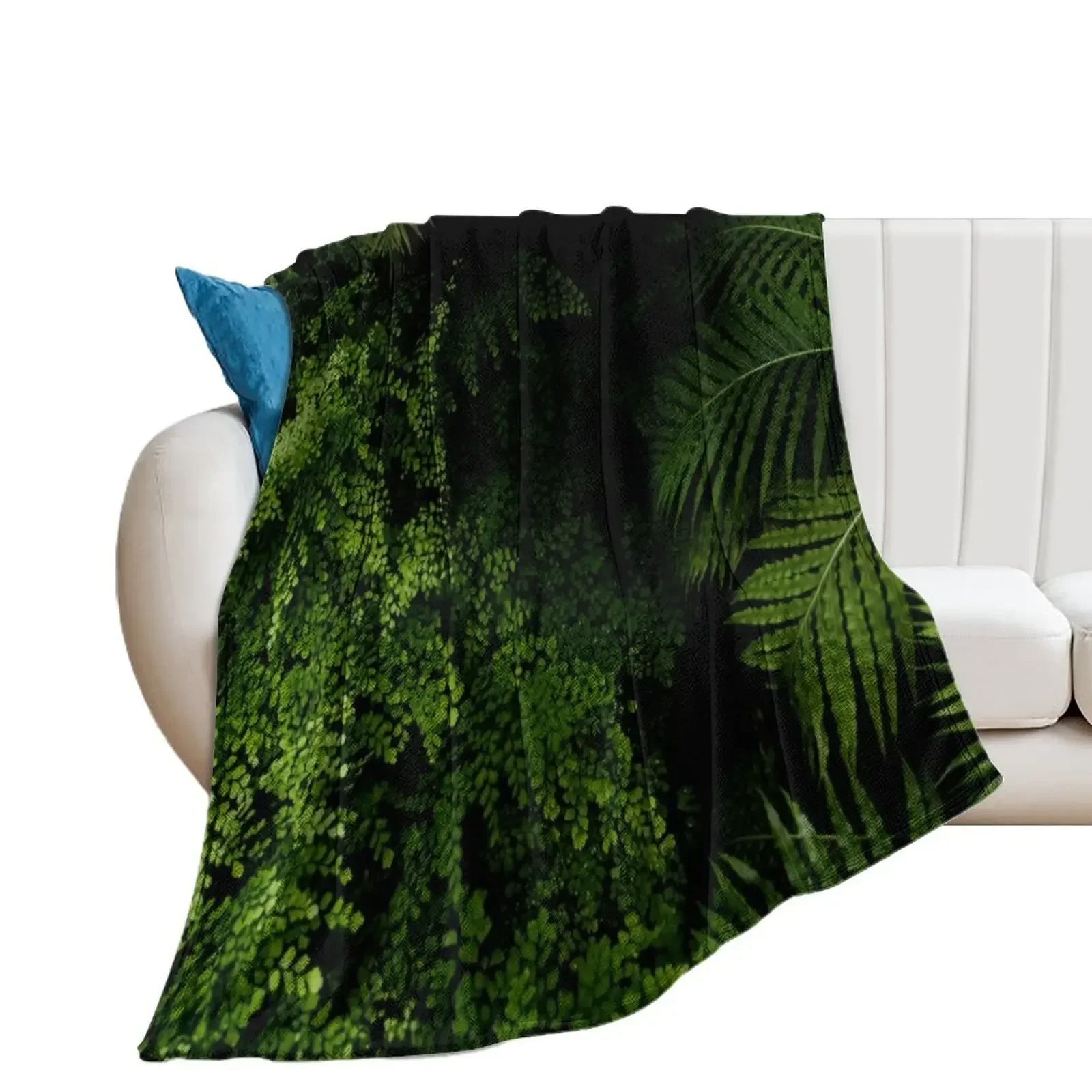 

Tropical Jungle Throw Blanket Polar Vintage Blankets