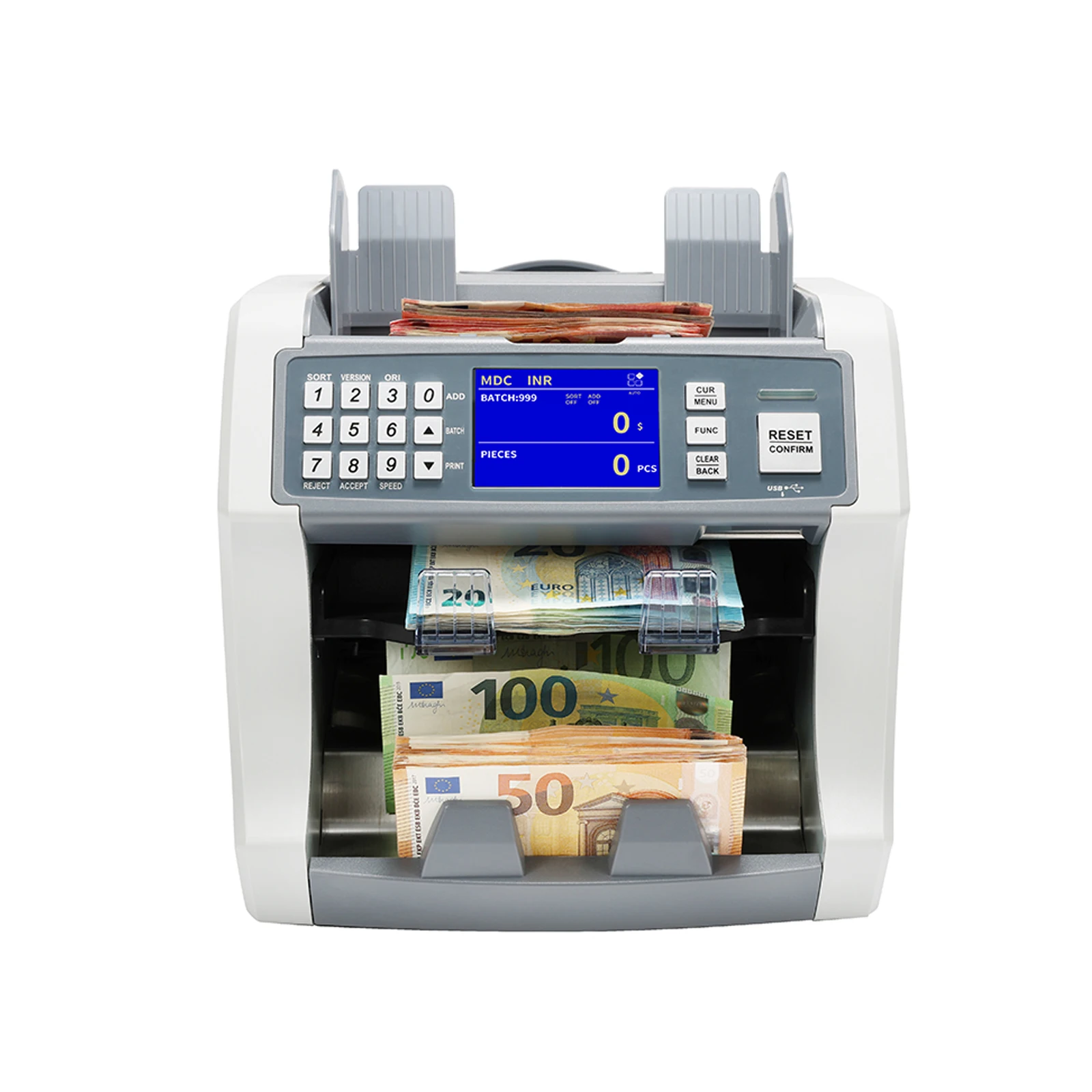 

HL-S200 MG UV IR Counterfit Money Detector Cash Counting Machine Banknote Money Bill Counter