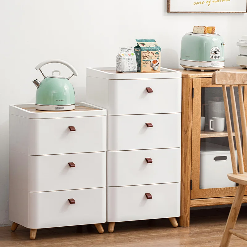 

Drawer Storage Cabinet Household Storage Cabinet Multi-Layer Chest of Drawer Japanese Plastic Bedside Table