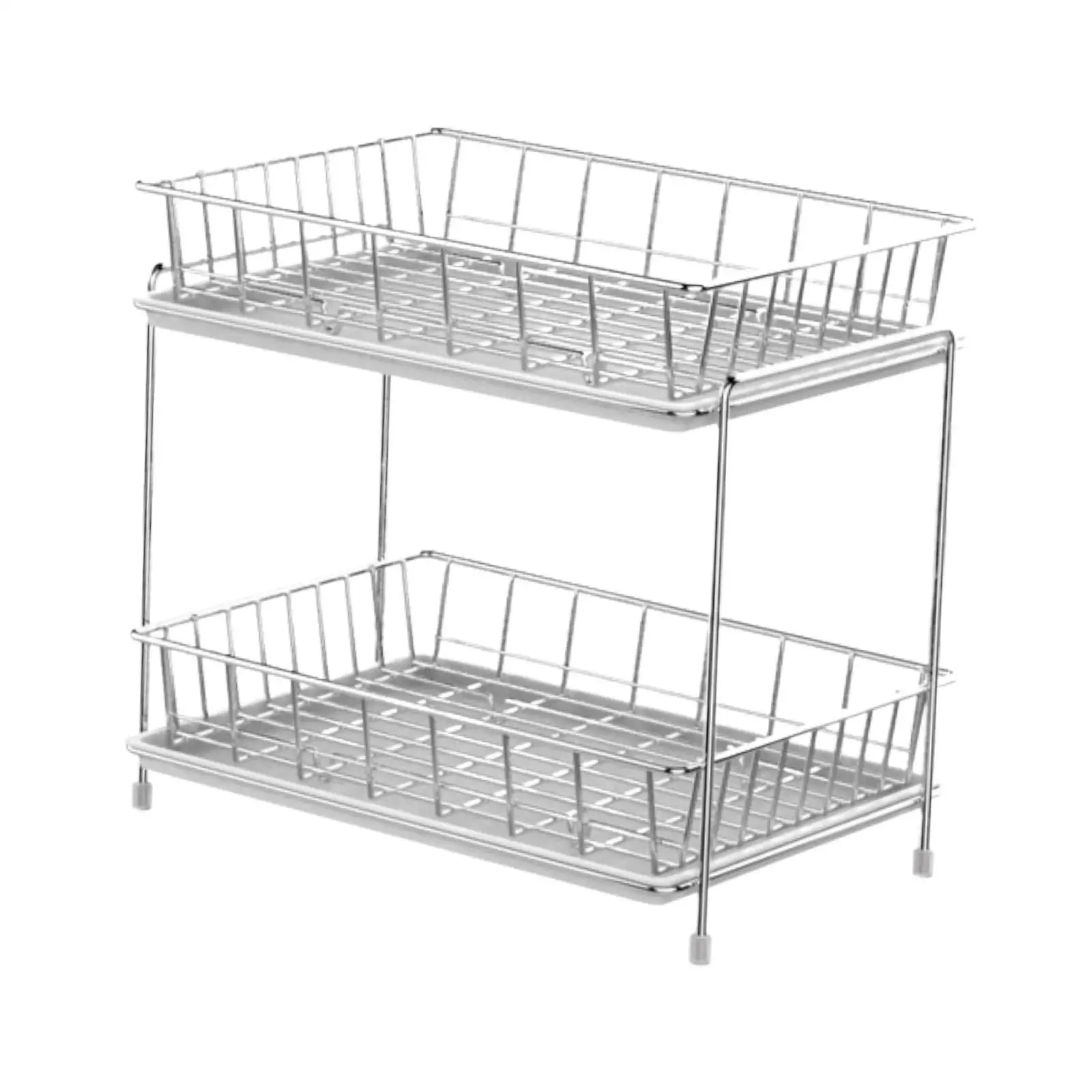 Drinking Glass Drainer Stand Cup Drying Rack Stand 2 Layer Tea Cups Storage Rack Dish Drying Rack for Home