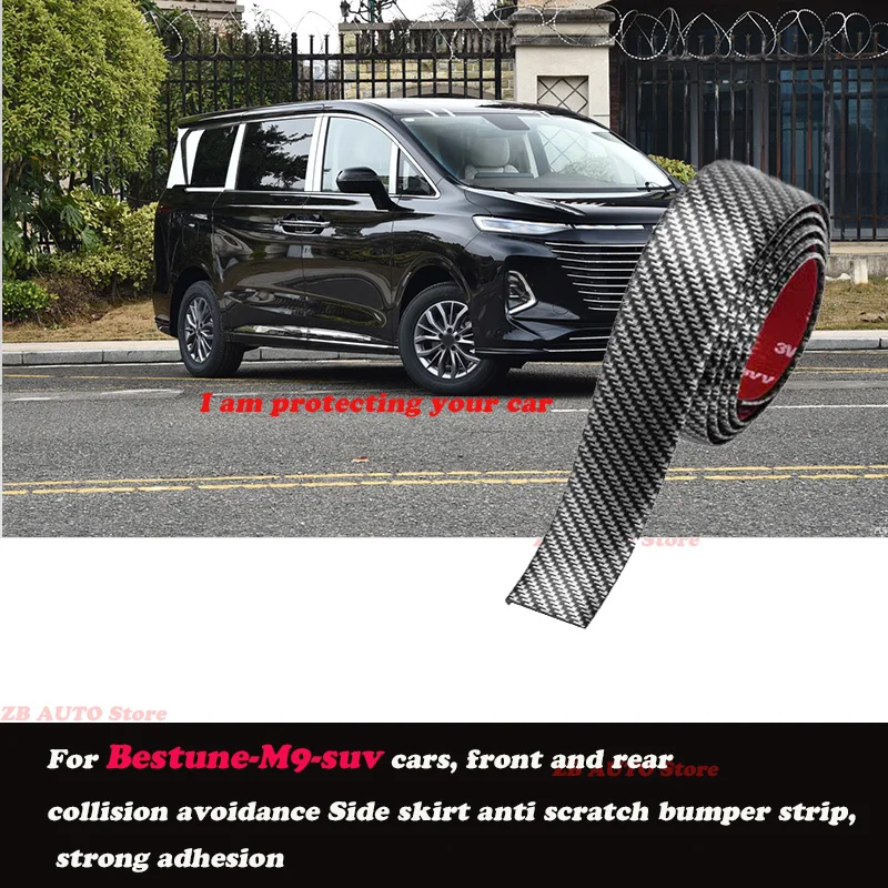 

Strong adhesive bumper strip, front and rear lip side skirts, collision and scratch resistant, suitable For Bestune-M9-Suv