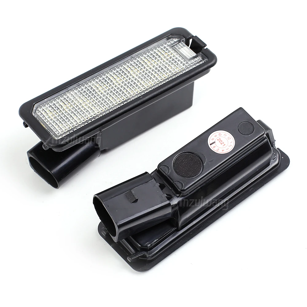 

2PCS For (VW) Eos '06-'10 models LED Number License Plate Lights Assembly For (VW) Polo MK4 9N3 (facelift) '05-'09
