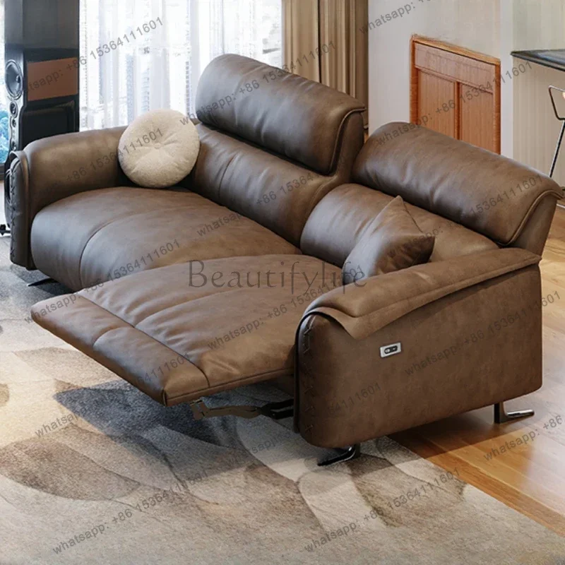 LSDesigner Modern Living Room Sofas Soft Lazy Relax Recliner Sofa 4 Person Divano Letto Apartment Furniture