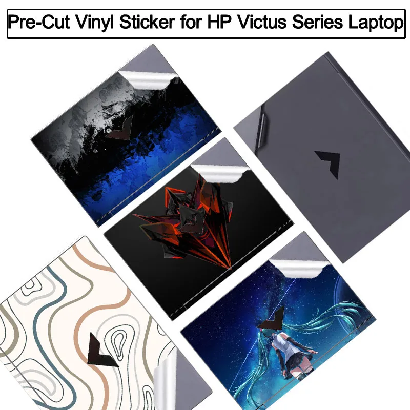 Anti Scratch DIY Vinyl Sticker Skin Decal Cover Film for 2024 2023 HP Victus Gaming Laptop 15.6 16.1 inch 15-fa 15-fb 16-r 16-s