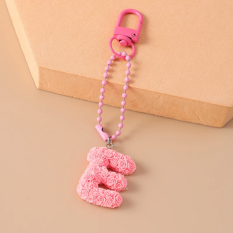 Niedlicher Schlüsselanhänger mit englischen Buchstaben und Glockenmotiv für Damen und Herren, als Auto-Schlüsselhalter, Handtaschenanhänger, Schlüsselring, Accessoire, DIY-Schmuck, Geschenkidee – Detail 24