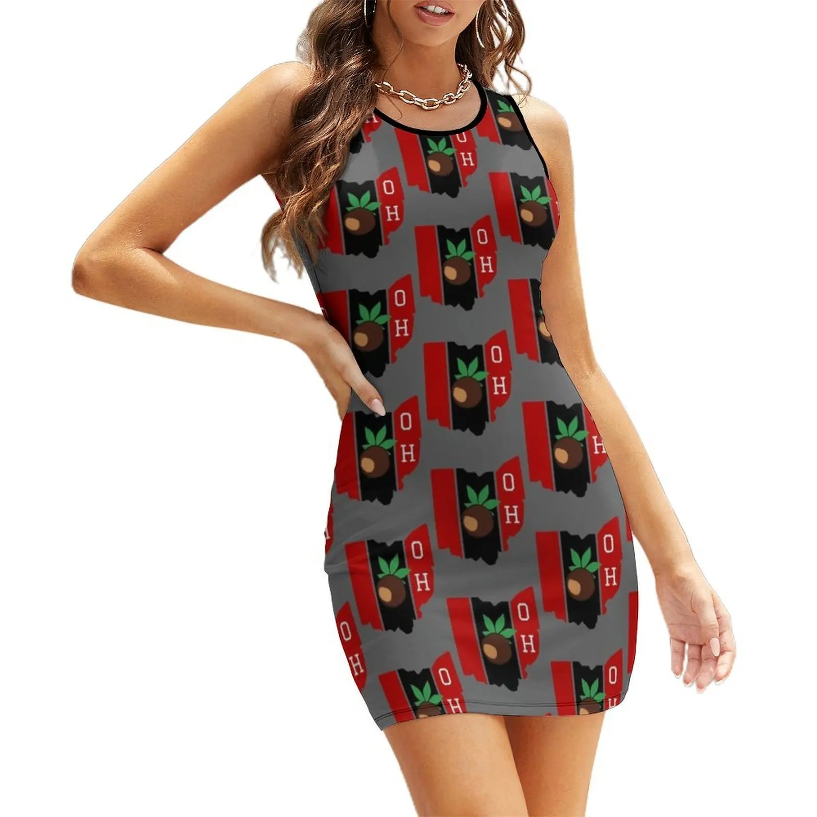 

Oh Ohio Sleeveless Sundress elegant women's dresses sale Cocktail of dresses women's elegant loose dresses