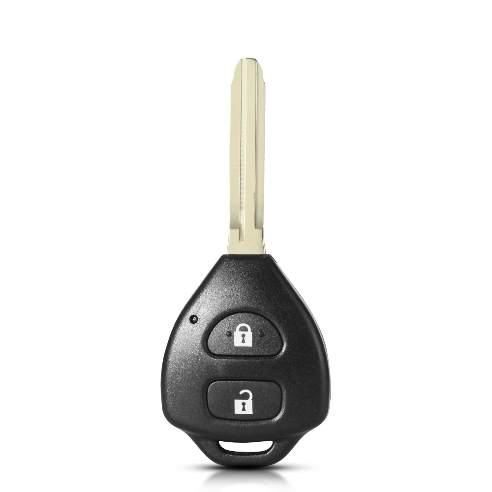 KEYYOU 2/3/4 Buttons Remote Car Key Case For Toyota Camry 40 Corolla Scion RAV4 Avalon Reiz 4Runner Key Shell TOY43 Blade