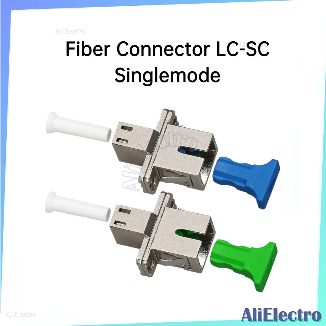 

New HOT SELL Fiber Connector LC-SC Singlemode APC MM Metal Adapter Flange Coupler For Optical Power Meter Special