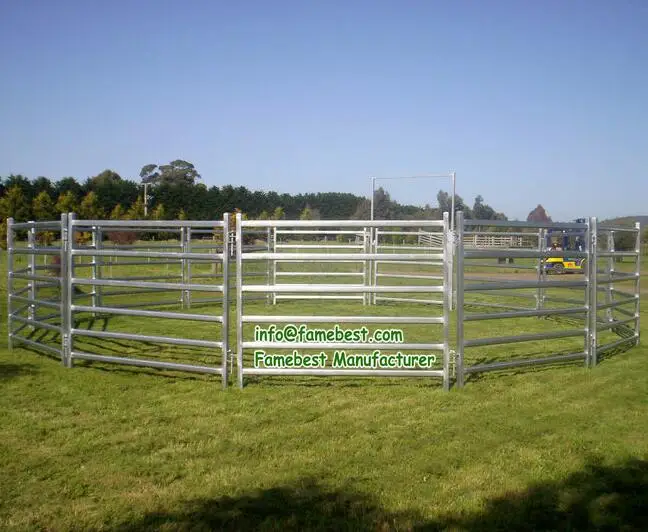 22PANELS+1GATE CATTLE YARD PANEL HORSE ROUND YARD RETAILS TO AUSTRALIA