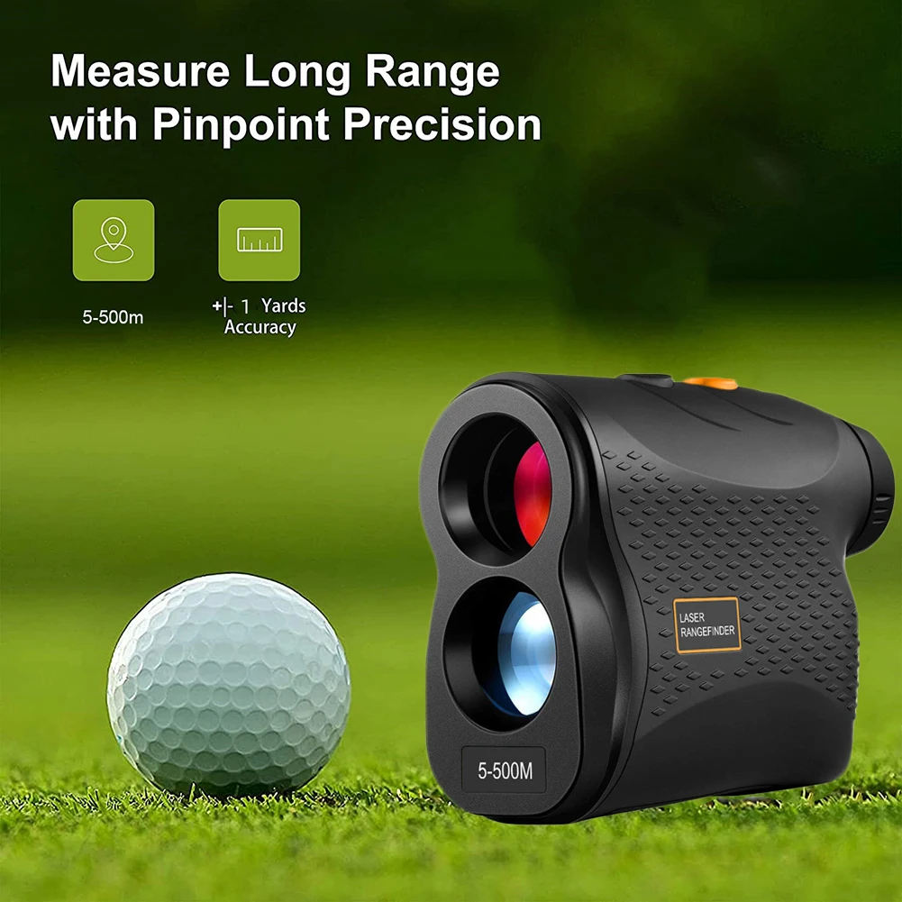 Distance Measure Rangefinder Hunting Golf-Monocular The Influence 500m Digital Cleaning Cloth Filters Out Range Finder