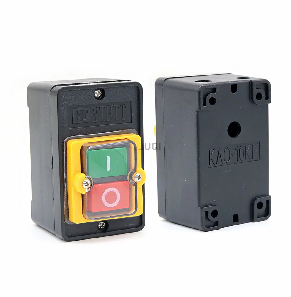 KAO-5H KAO-5M KAO-5MX 10A 380V for Cutting Machine Bench drill SwitchWaterproof Push Button Switch Power On/ Off Switch KAO-5