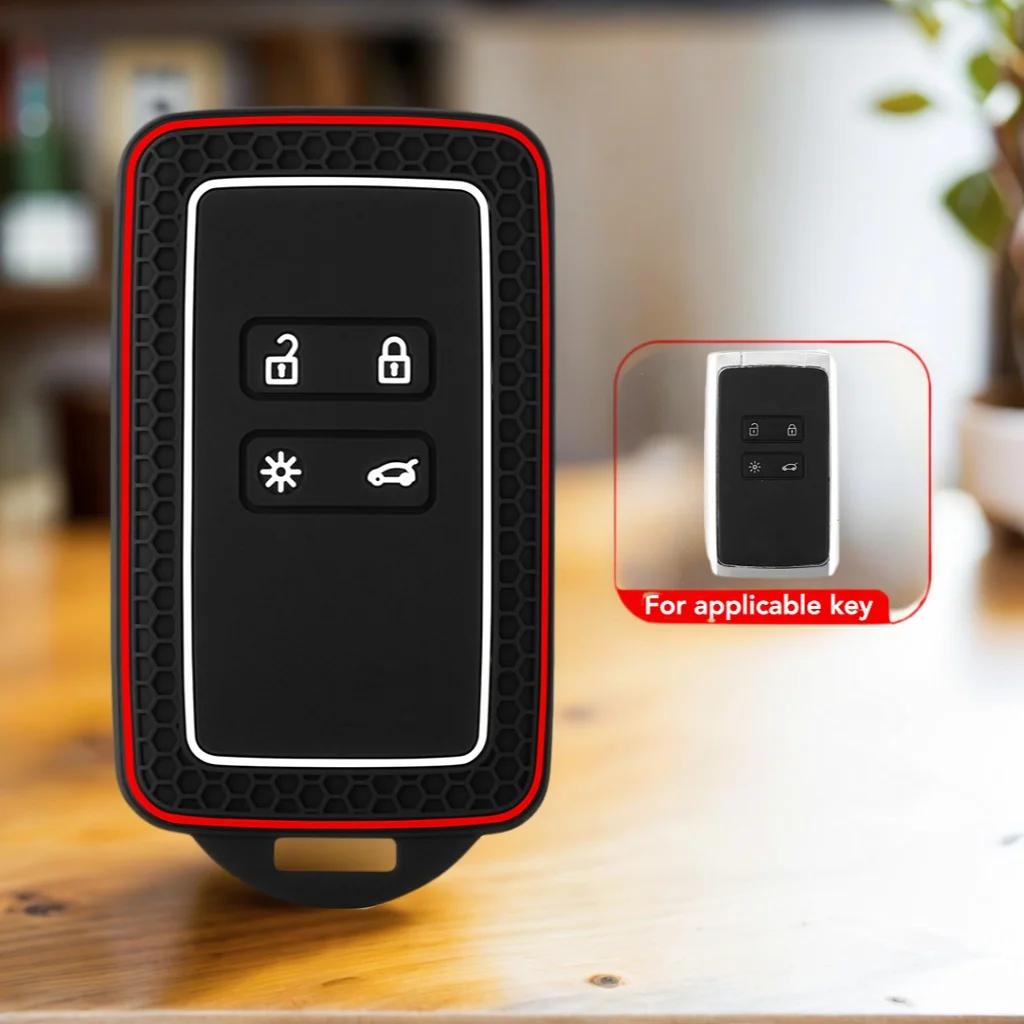 Car Key Case Cover Shell Fob For Renault Koleos Kadjar Captur Megane Talisman Espace Clio Zoe Scenic 4 Arkana Dacia Sandero